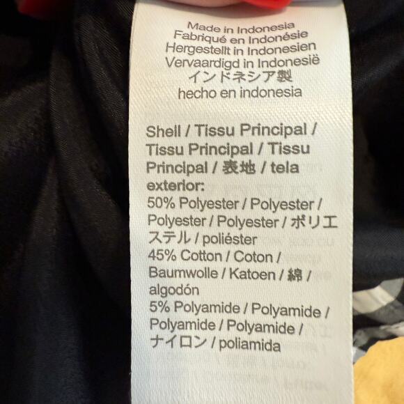 Women's J. Crew Black and White Checkered Shift Dress Size XS - Picture 4 of 8